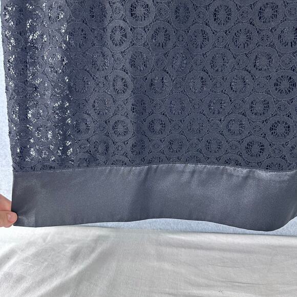 Laundry by Sheli Segal Women's sz 8 Lace Knit Dress with slip wedding guest - Picture 4 of 9